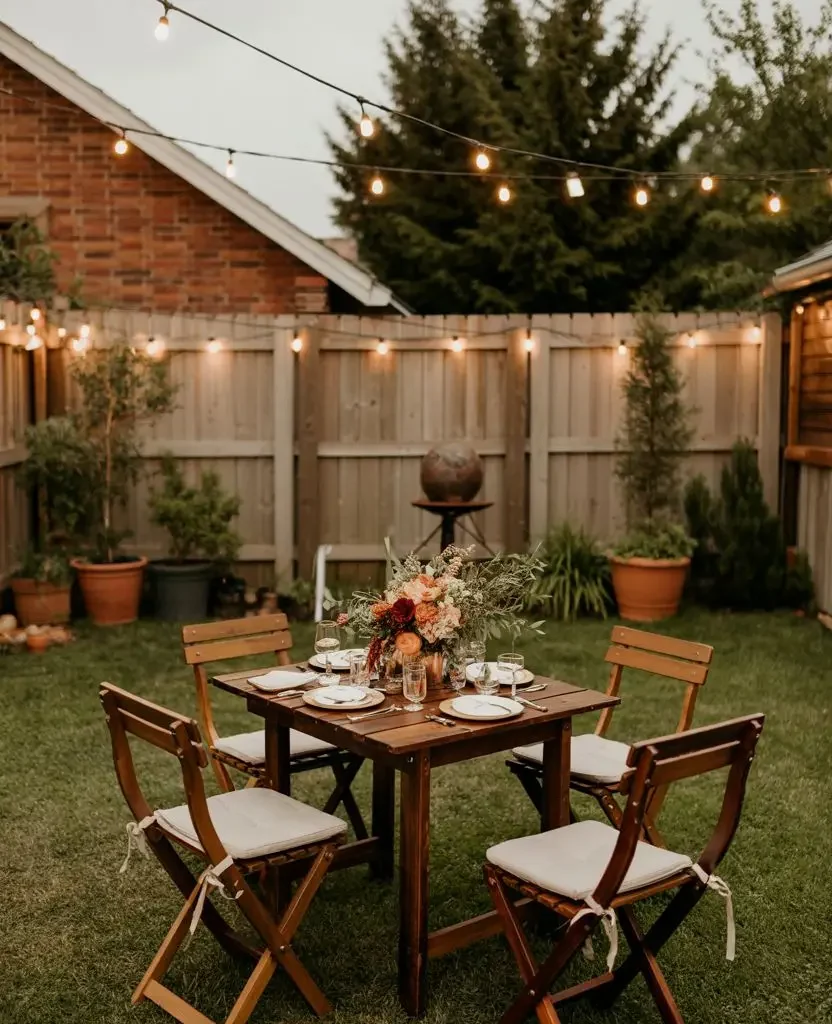 small backyard wedding 1