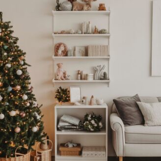 1.declutter-before-christmas-cozy-minimalist-living-room