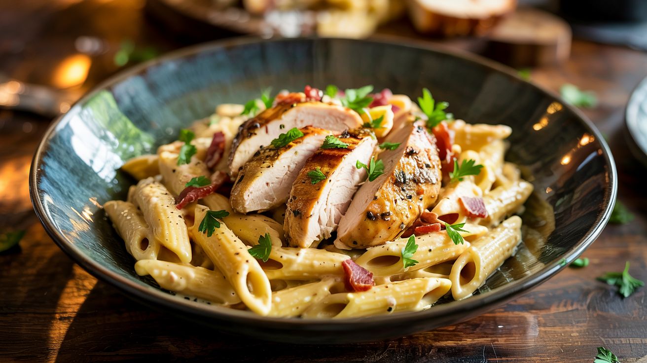 marry me chicken pasta bowl