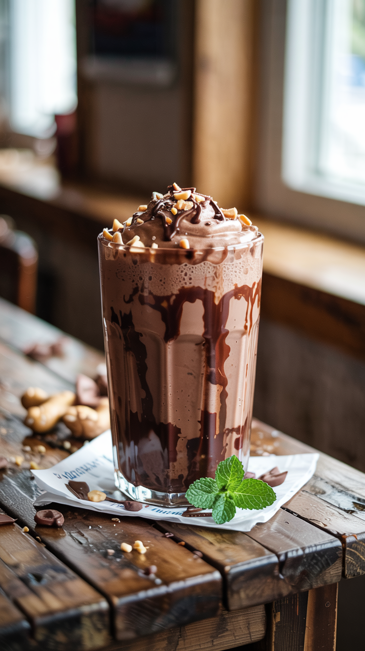 chocolate peanut butter smoothie