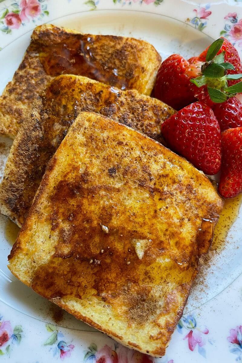cinnamon vanilla protein toast
