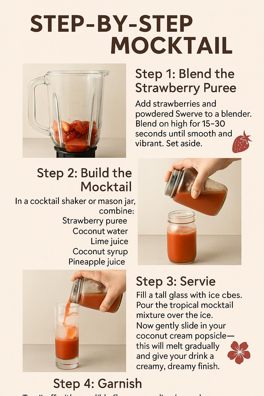 Strawberry mocktail
