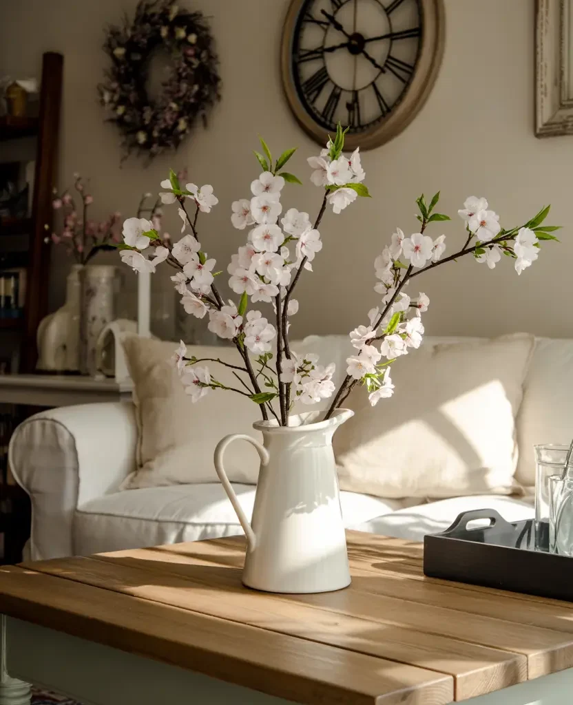 budget spring decorating ideas diy floral arrangement home