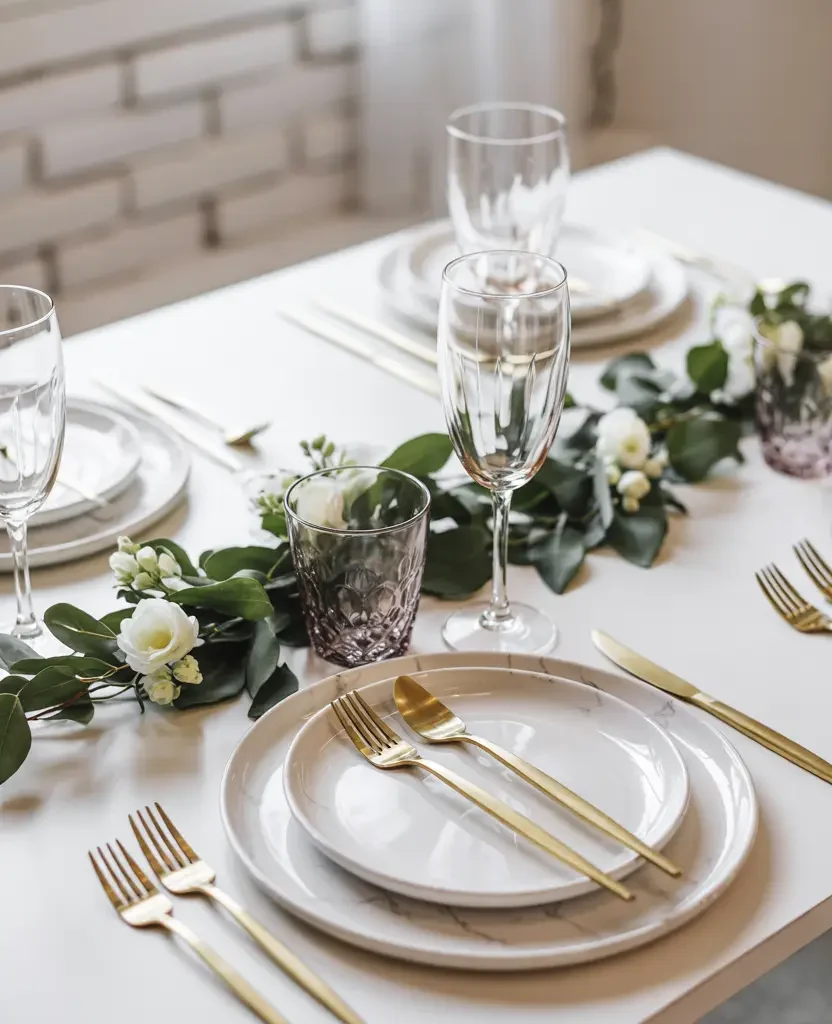 budget wedding florals greenery centerpiece idea for budget wedding planning 2026 simple elegant table decor