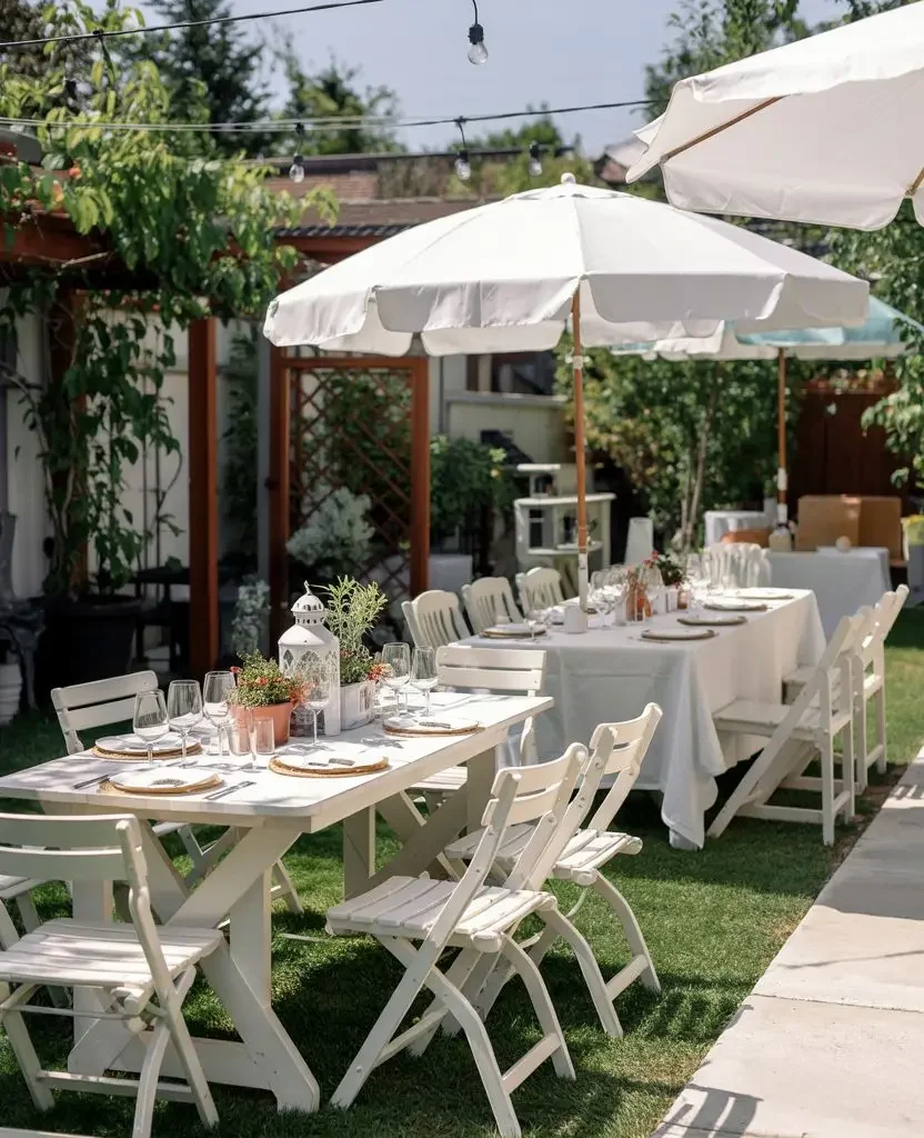 small backyard wedding 8