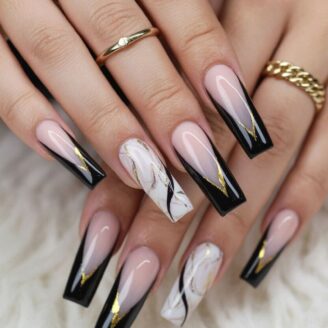 BLACK-AND-GOLD-WINTER-coffin-NAILS