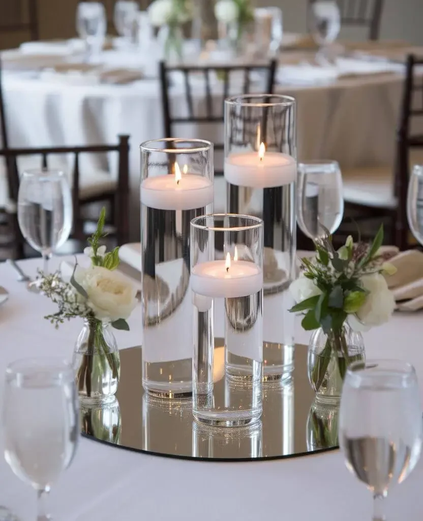 Timeless spring wedding table decor with minimalist styling, neutral colors, and elegant table settings.