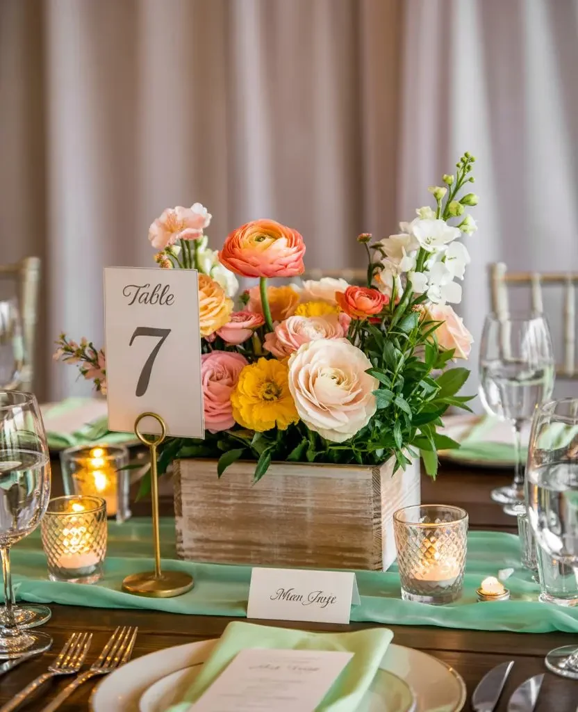 round table wedding centerpiece ideas 8