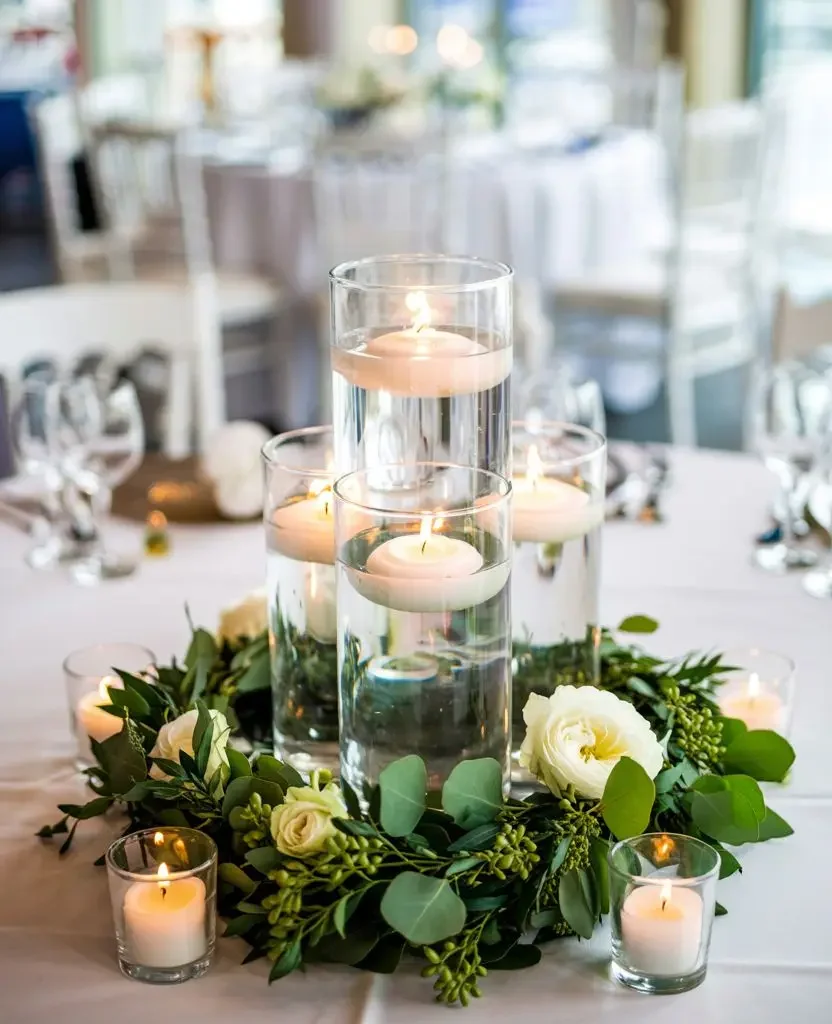 round table wedding centerpiece ideas 10