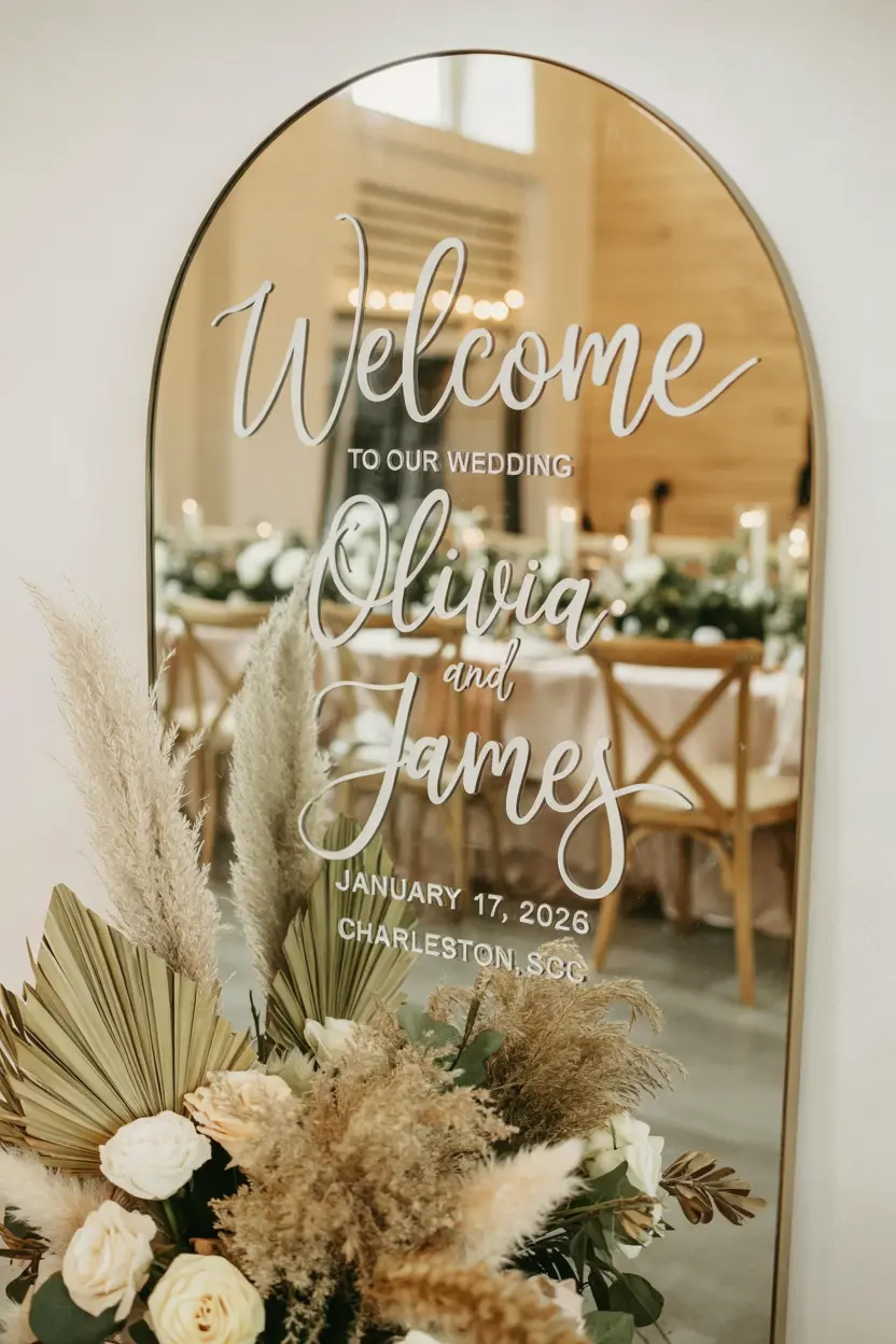 wedding welcome sign ideas 7