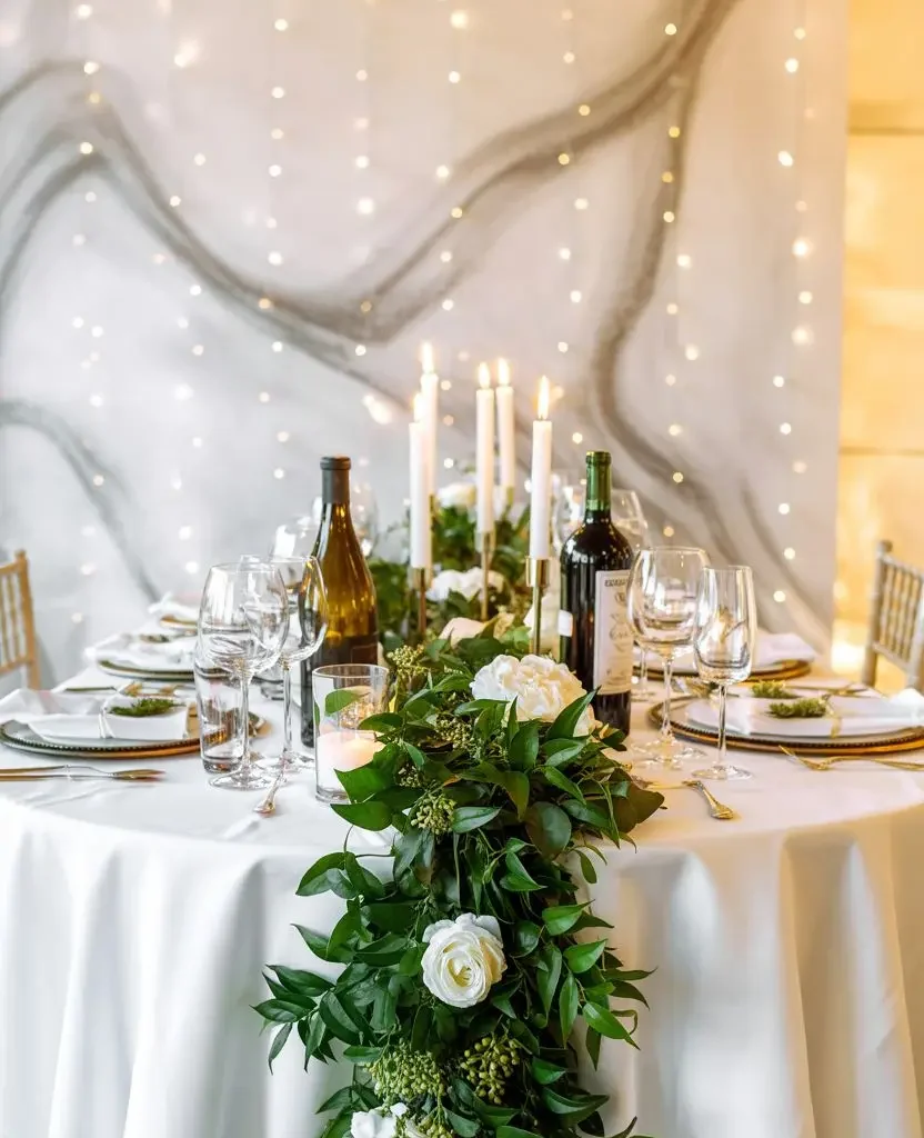 round table wedding centerpiece ideas 14