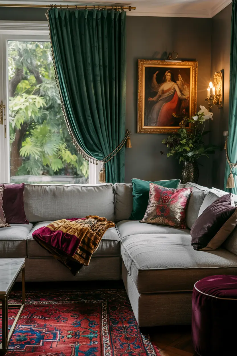 grey couch living room ideas 9