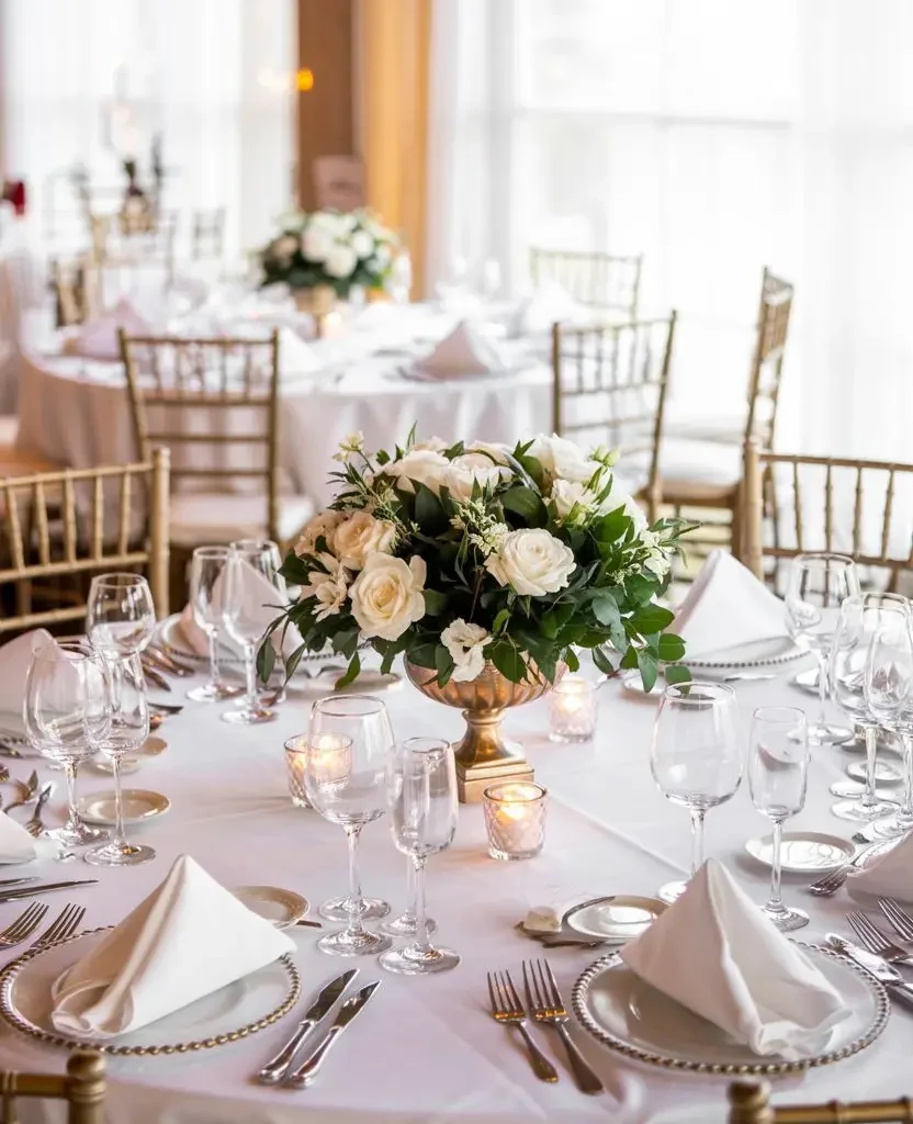 round table wedding centerpiece ideas 1