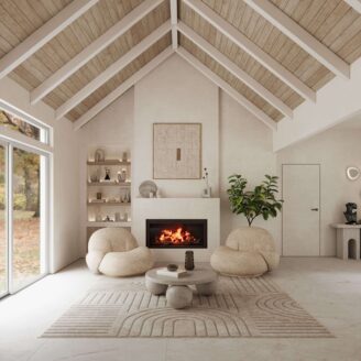 neutral-built-ins-around-fireplace-modern-living-room