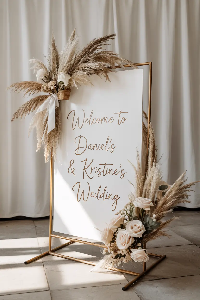 wedding welcome sign ideas 9