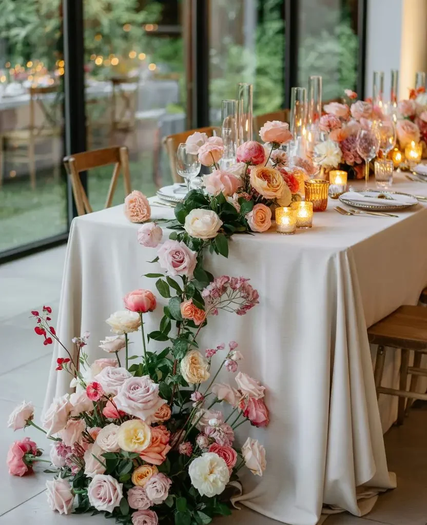 round table wedding centerpiece ideas 11