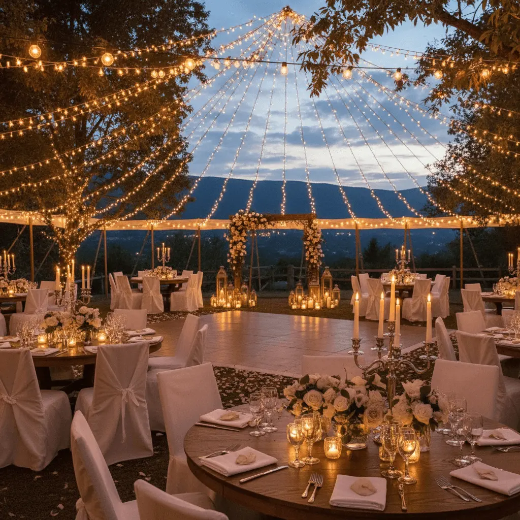 wedding reception lighting ideas 6