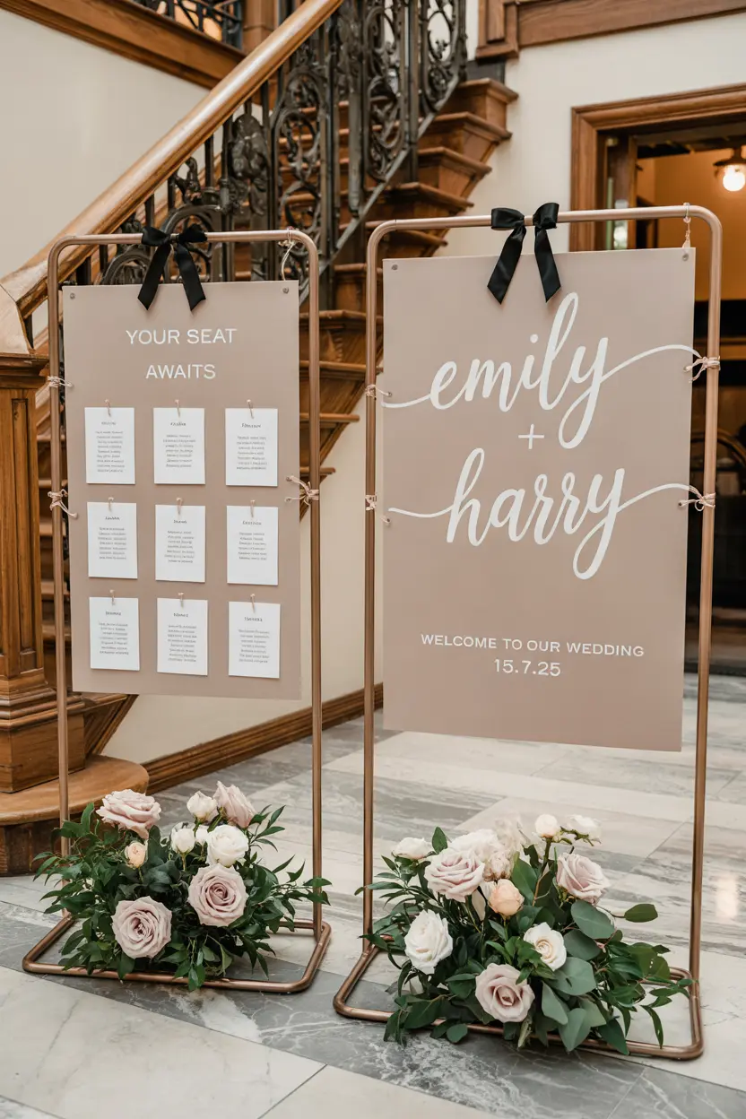 wedding welcome sign ideas 10